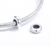 Simple Silver Spacer Charm